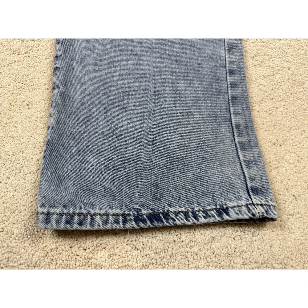 Love Soho High-Waisted Wide Leg Acid Wash Blue Jeans Women's Sz 7 (29x30) #1476